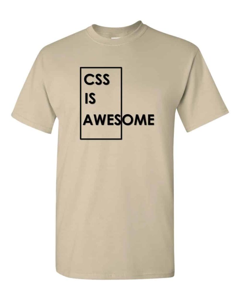 CSS t-shirt (sand)