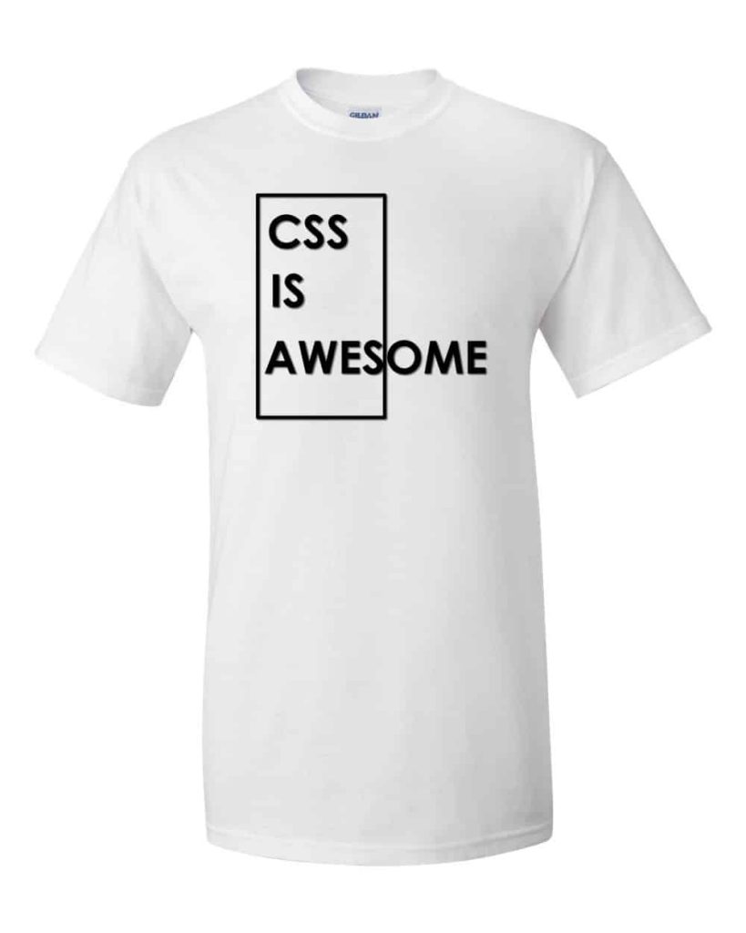 CSS t-shirt (white)