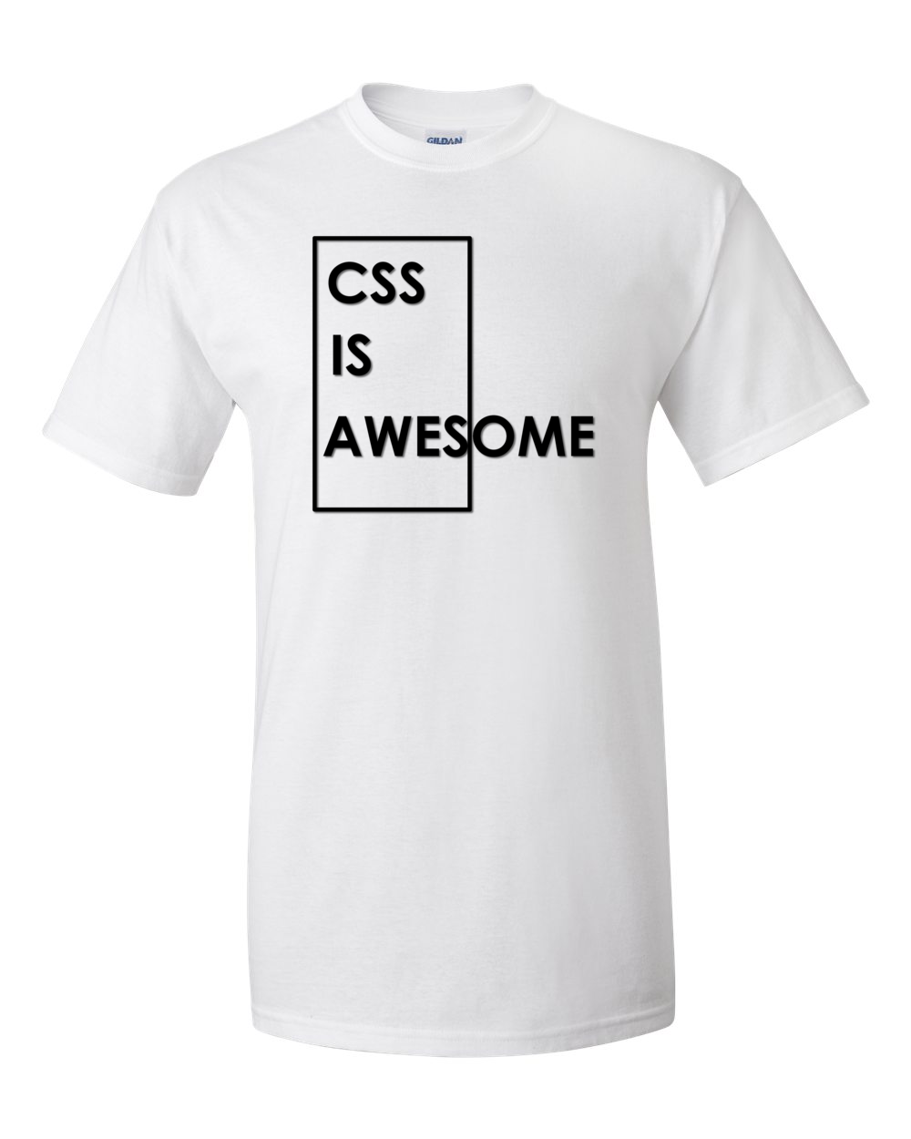 Css Is Awesome T Shirt Unisex Dobrador Shopateria