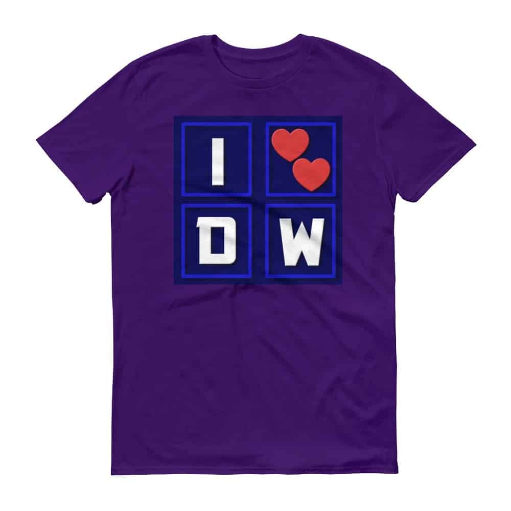 I Love DW T-Shirt (Unisex) | Dobrador Shopateria