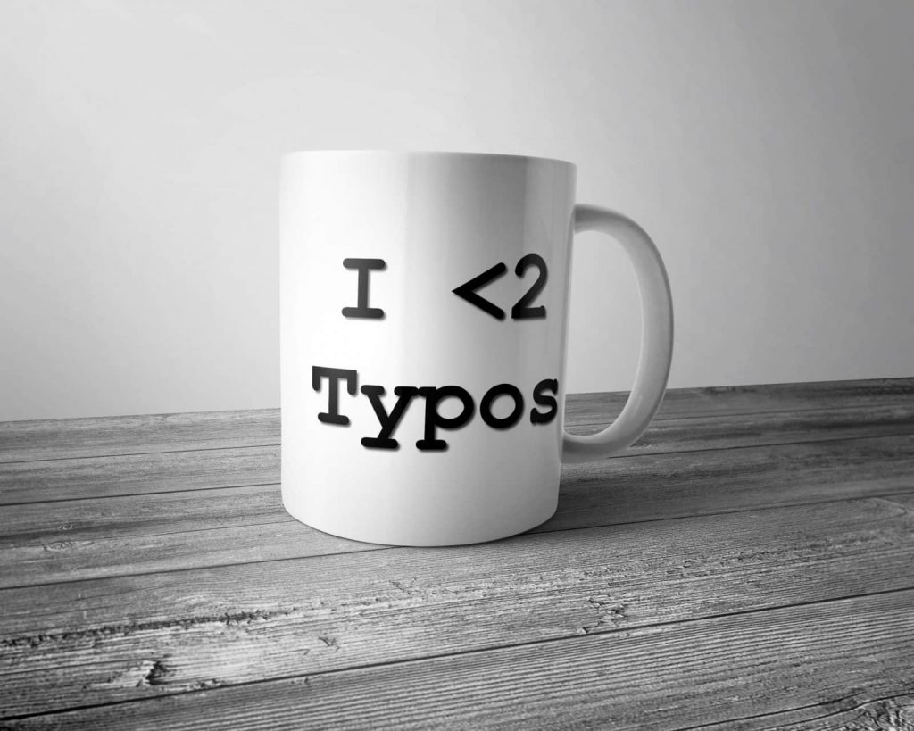 I Love Typos Mug