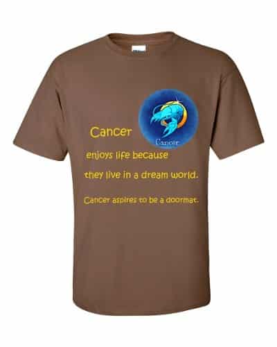 Cancer T-Shirt (chestnut)