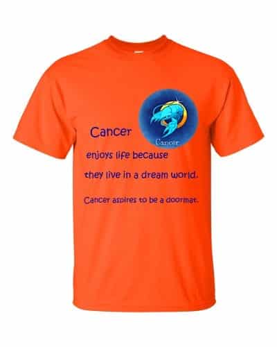 Cancer T-Shirt (orange)