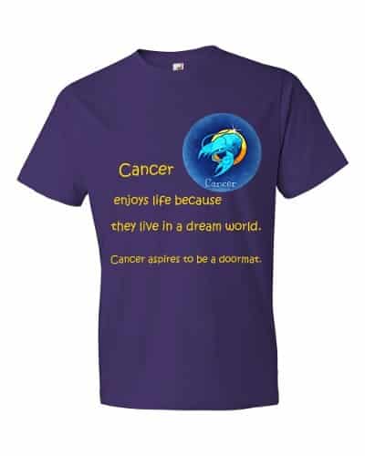 Cancer T-Shirt (purple)