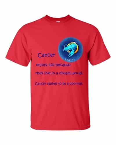 Cancer T-Shirt (red)