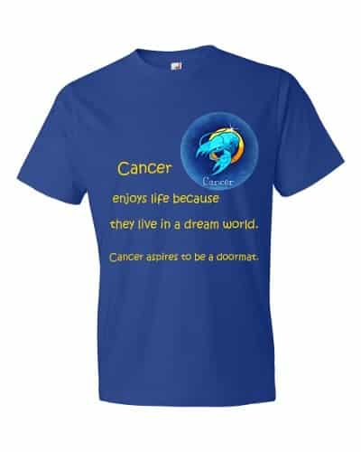 Cancer T-Shirt (royal)