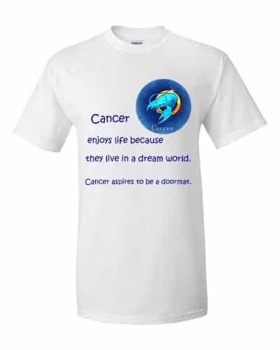 Cancer T-Shirt (white)