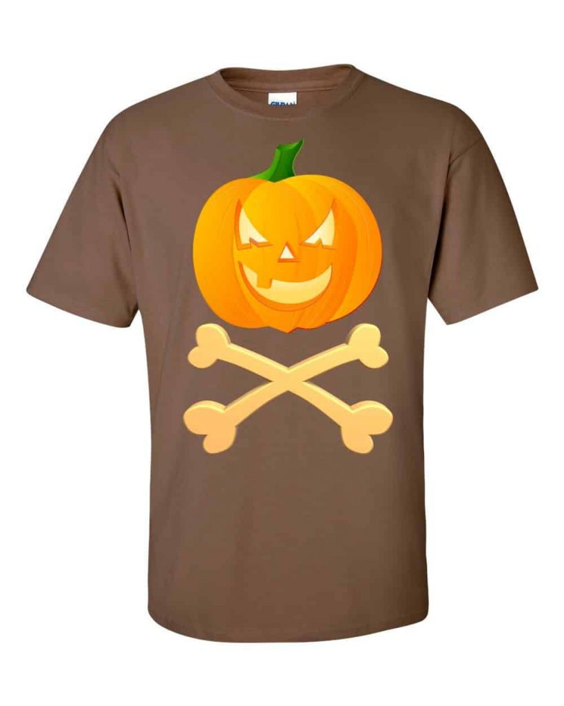 Jack and Crossbones T-shirt (chestnut)