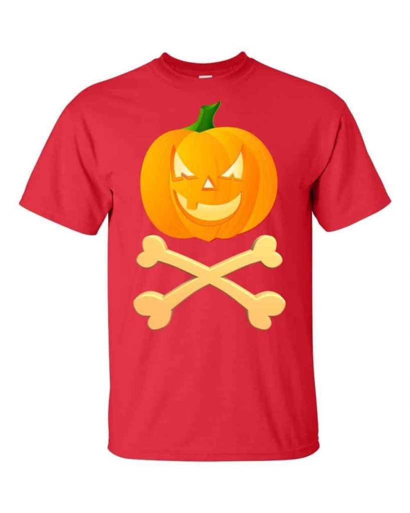 Jack and Crossbones T-shirt (red)