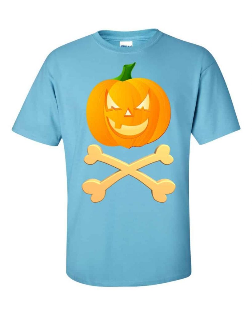 Jack and Crossbones T-shirt (sky)