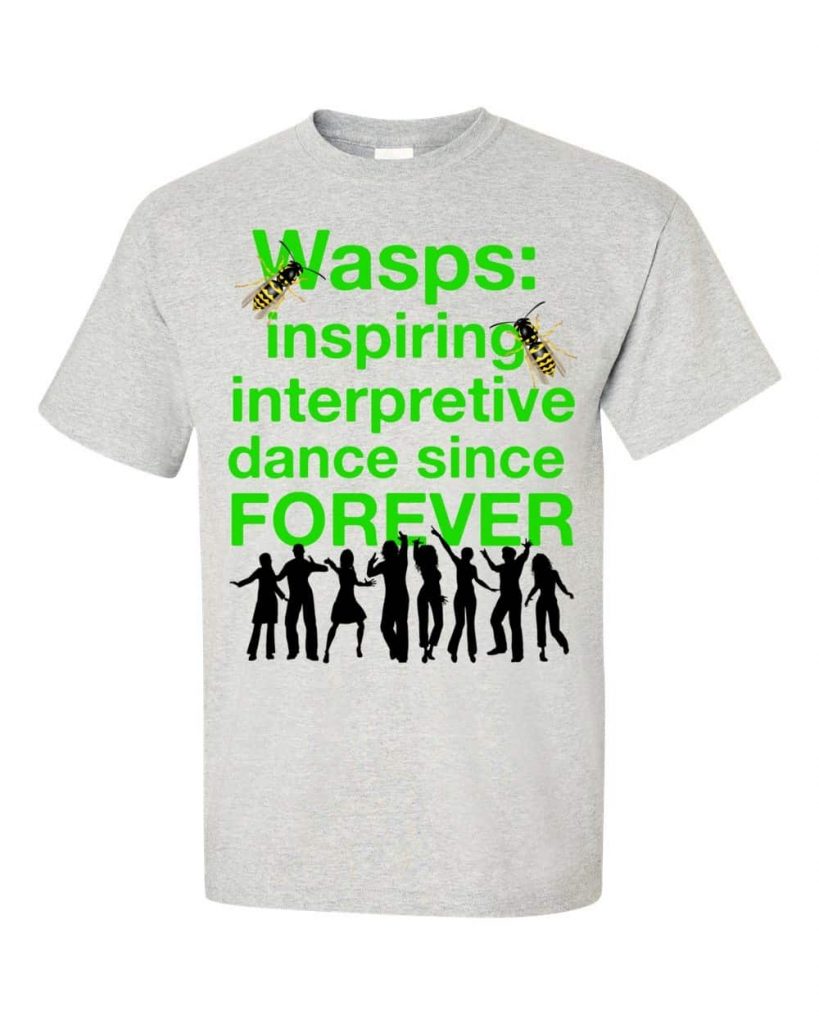 Wasps Inspire Interpretive Dance T-Shirt (ash)