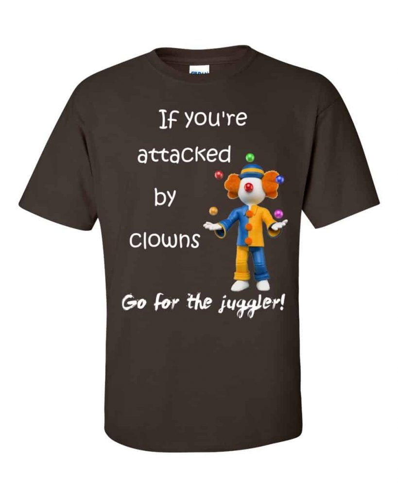 Go for the Juggler T-Shirt (chocolate)