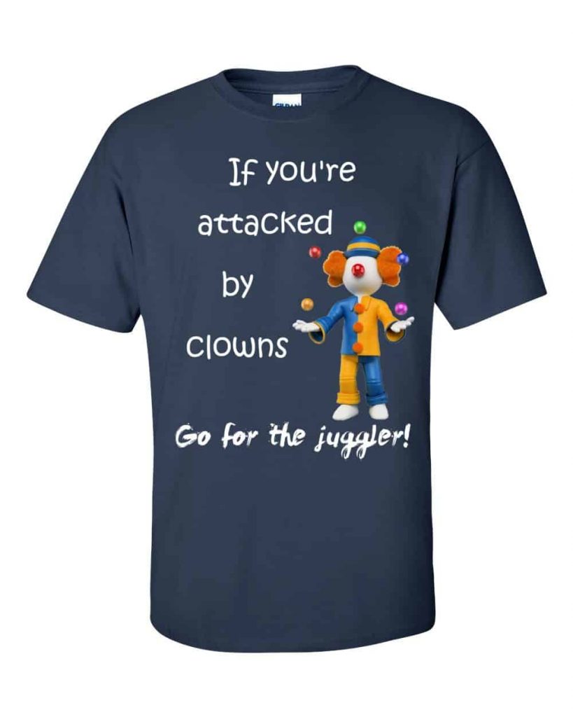 Go for the Juggler T-Shirt (navy)