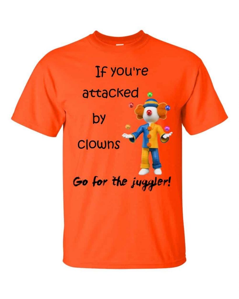 Go for the Juggler T-Shirt (orange)