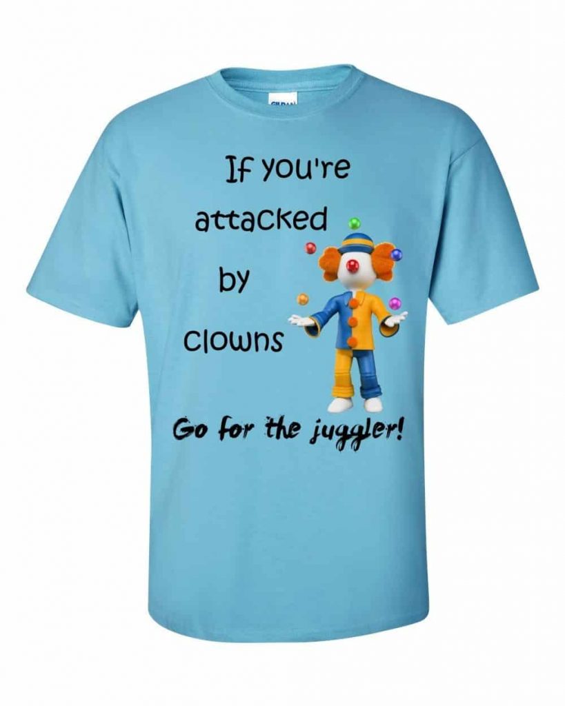 Go for the Juggler T-Shirt (sky)
