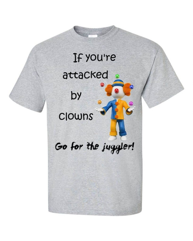 Go for the Juggler T-Shirt (slate)