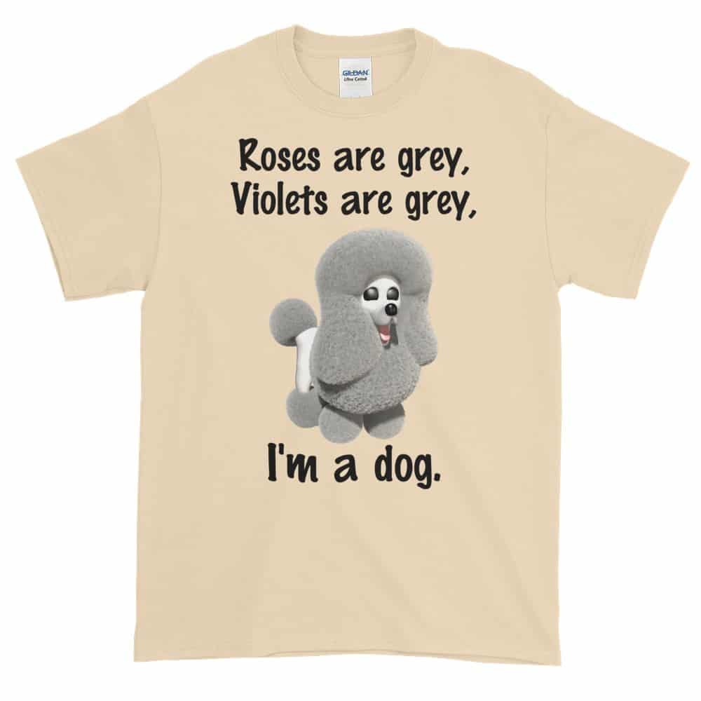 Roses are Grey T-Shirt (natural)