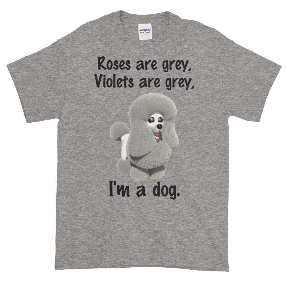 Roses are Grey T-Shirt (slate)