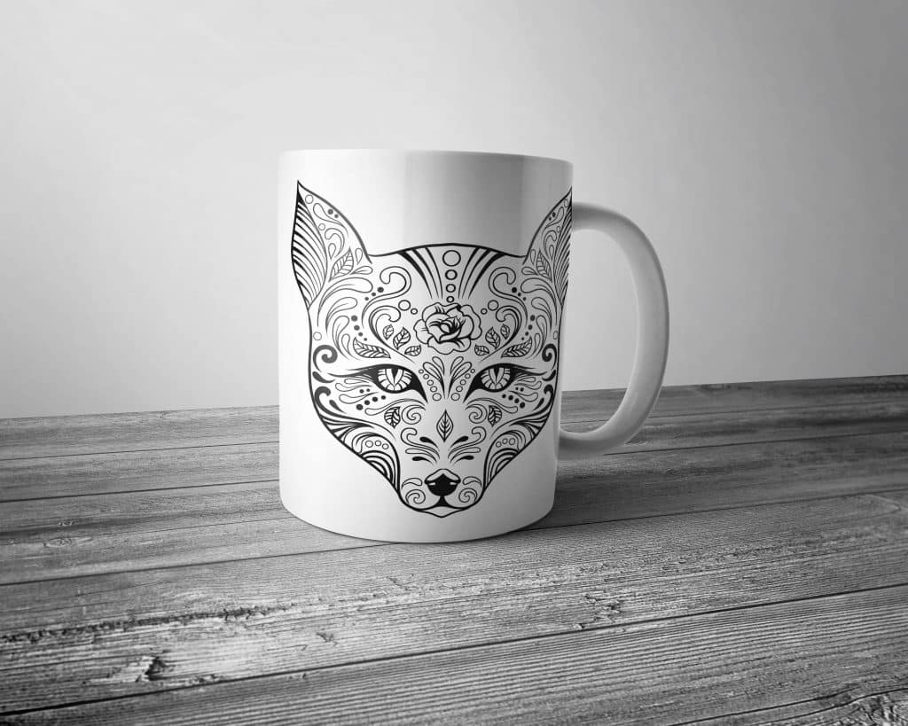 Sugar Fox Colouring Mug