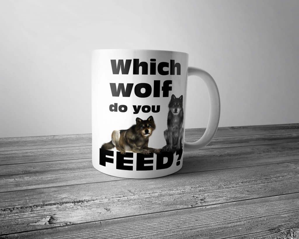 Which Wolf do you Feed Mug