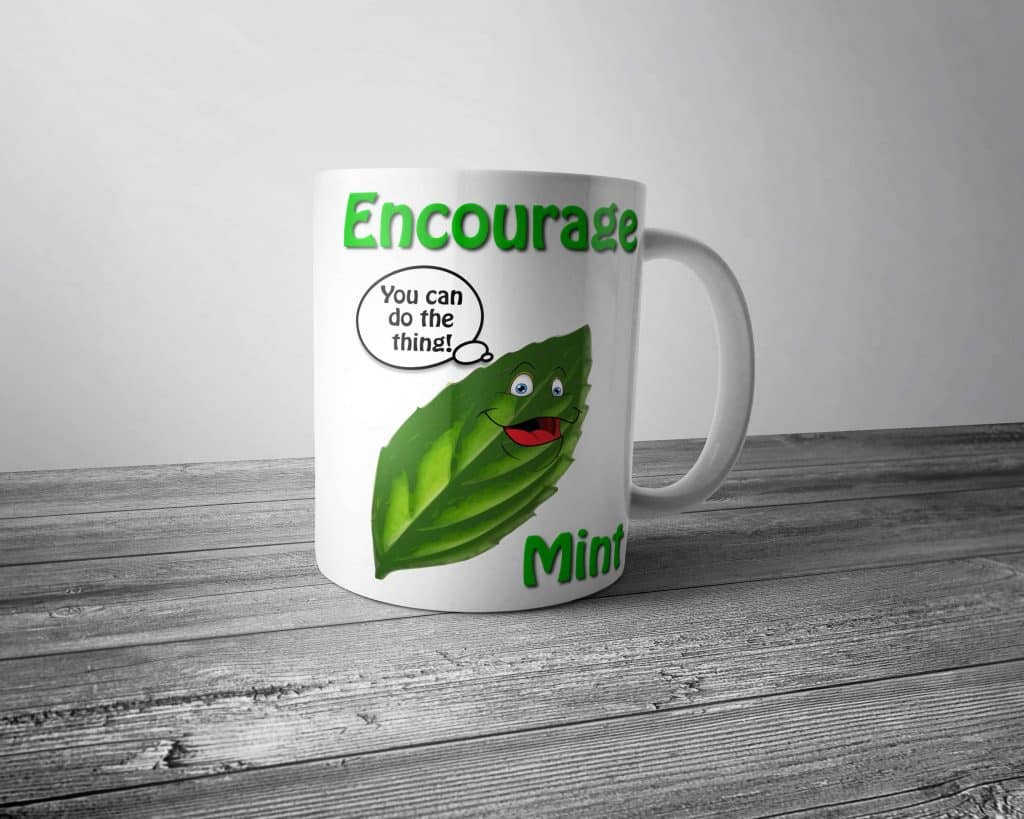 Encourage Mint Mug