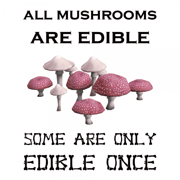 All Mushrooms are Edible