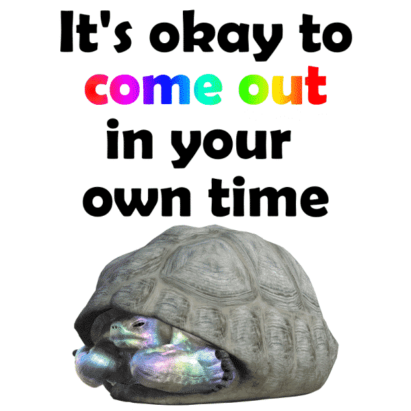 Come Out in Your Own Time