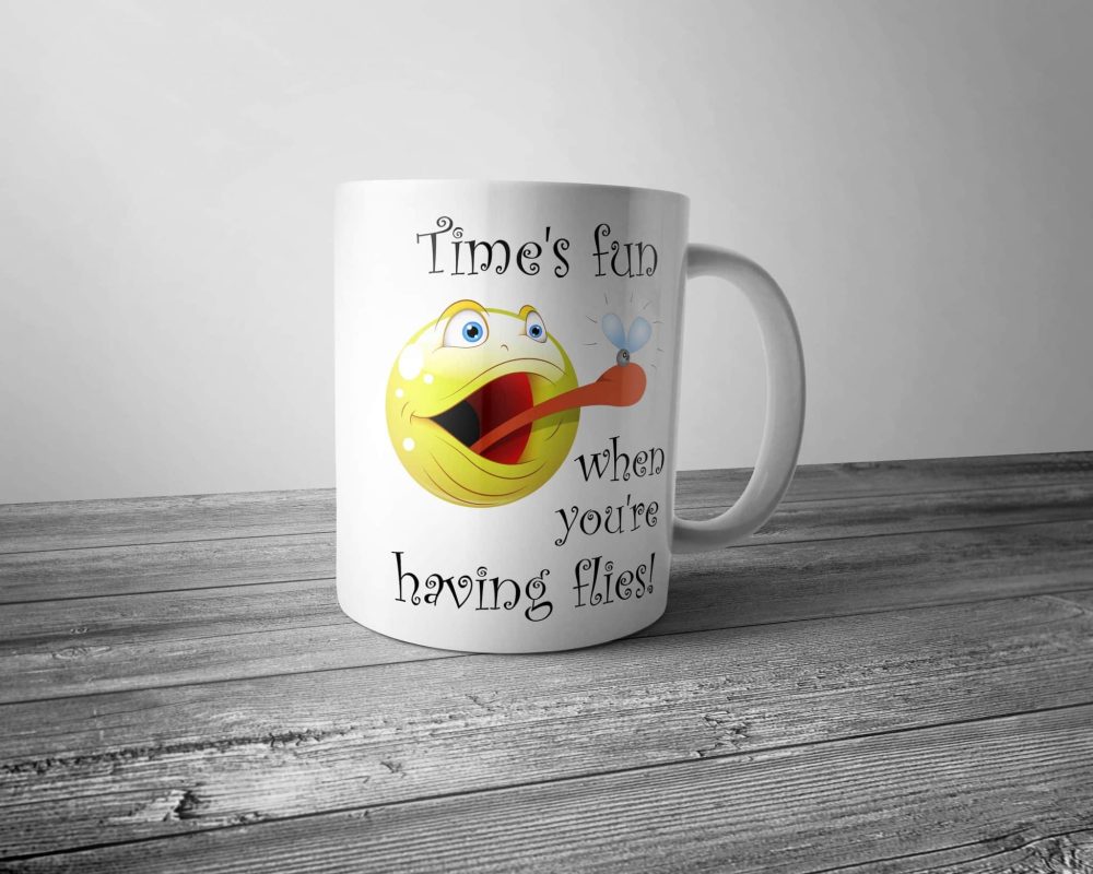 Time's Fun When You're Having Flies Mug