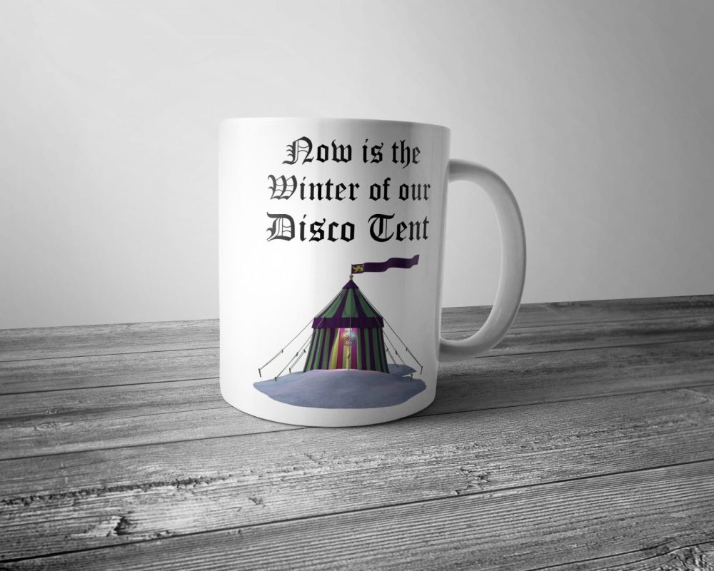 Winter of Our Disco Tent Mug