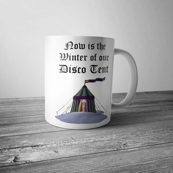 Winter of Our Disco Tent Mug