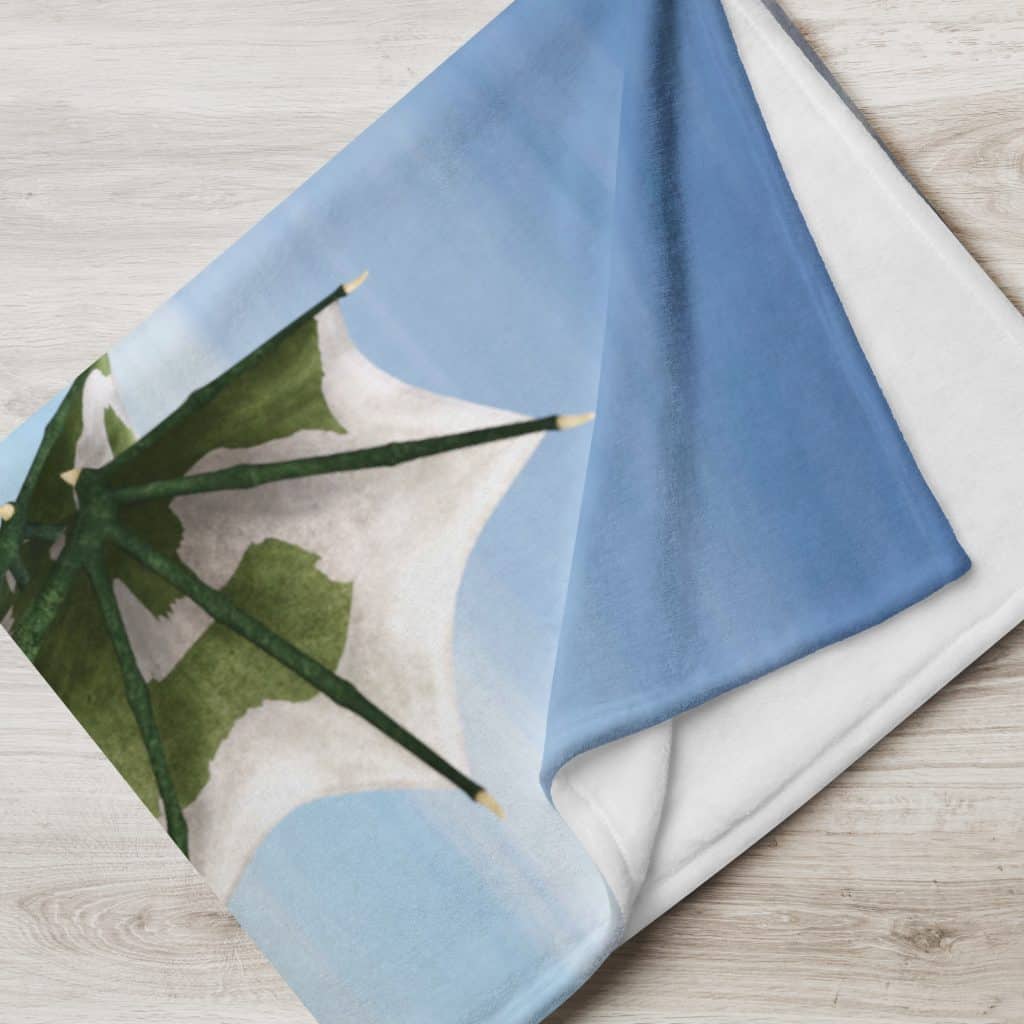 Dragon Lovers Above the Clouds Fleece Throw Blanket