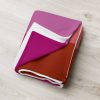 Lipstick Lesbian Pride Flag Fleece Throw Blanket - Image 6