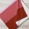 Lipstick Lesbian Pride Flag Fleece Throw Blanket - Image 5