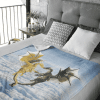 Dragon Lovers Above the Clouds Fleece Throw Blanket