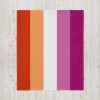 Lesbian Pride Fleece Throw Blanket