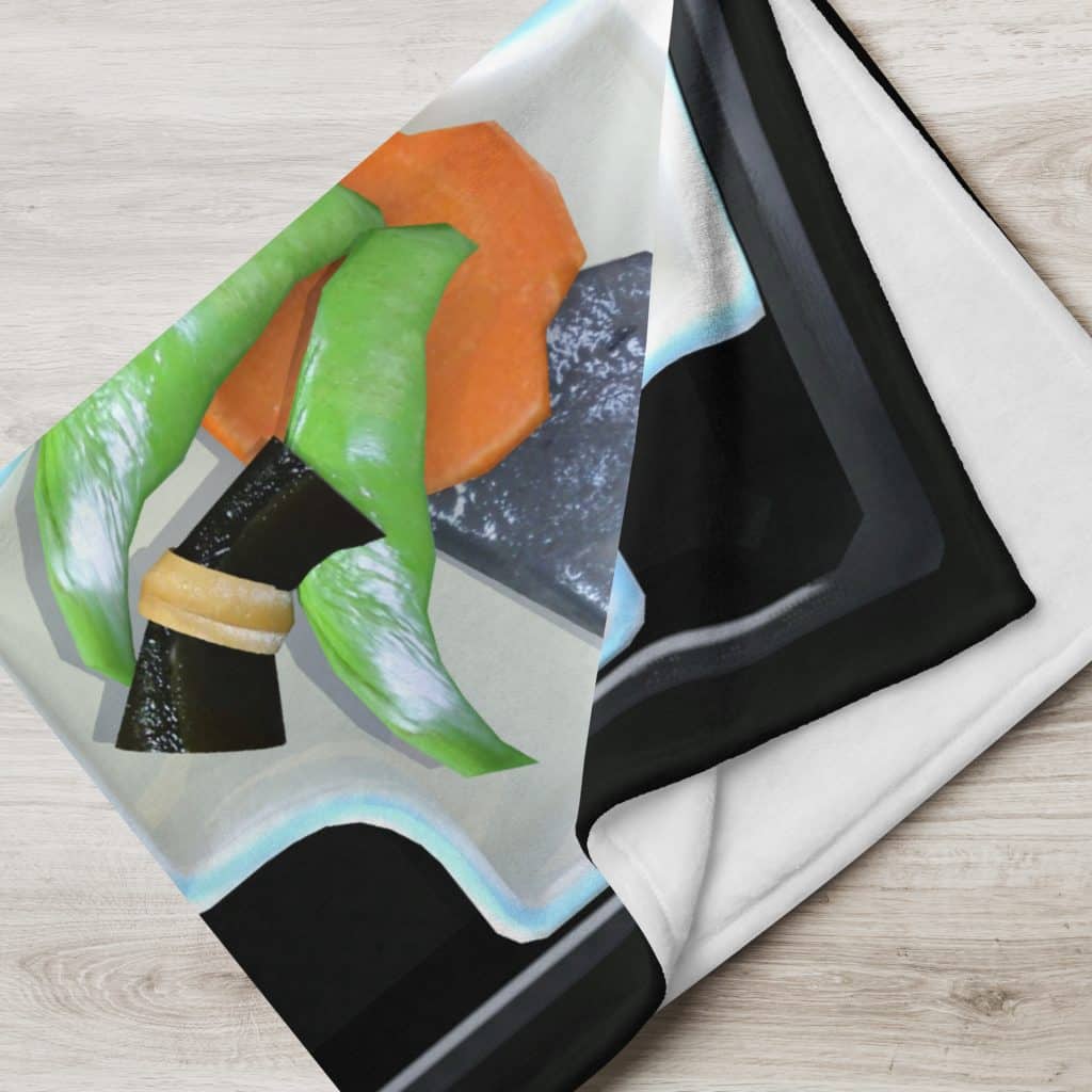 Bento Box Fleece Throw Blanket