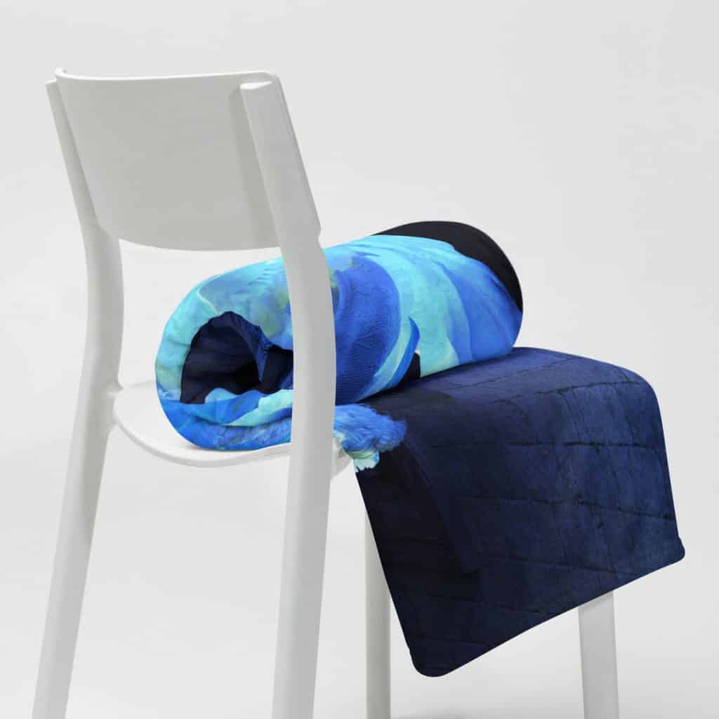 Ghost Bride Fleece Throw Blanket