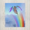 Mother of Rainbows Fleece Throw Blanket - Image 2