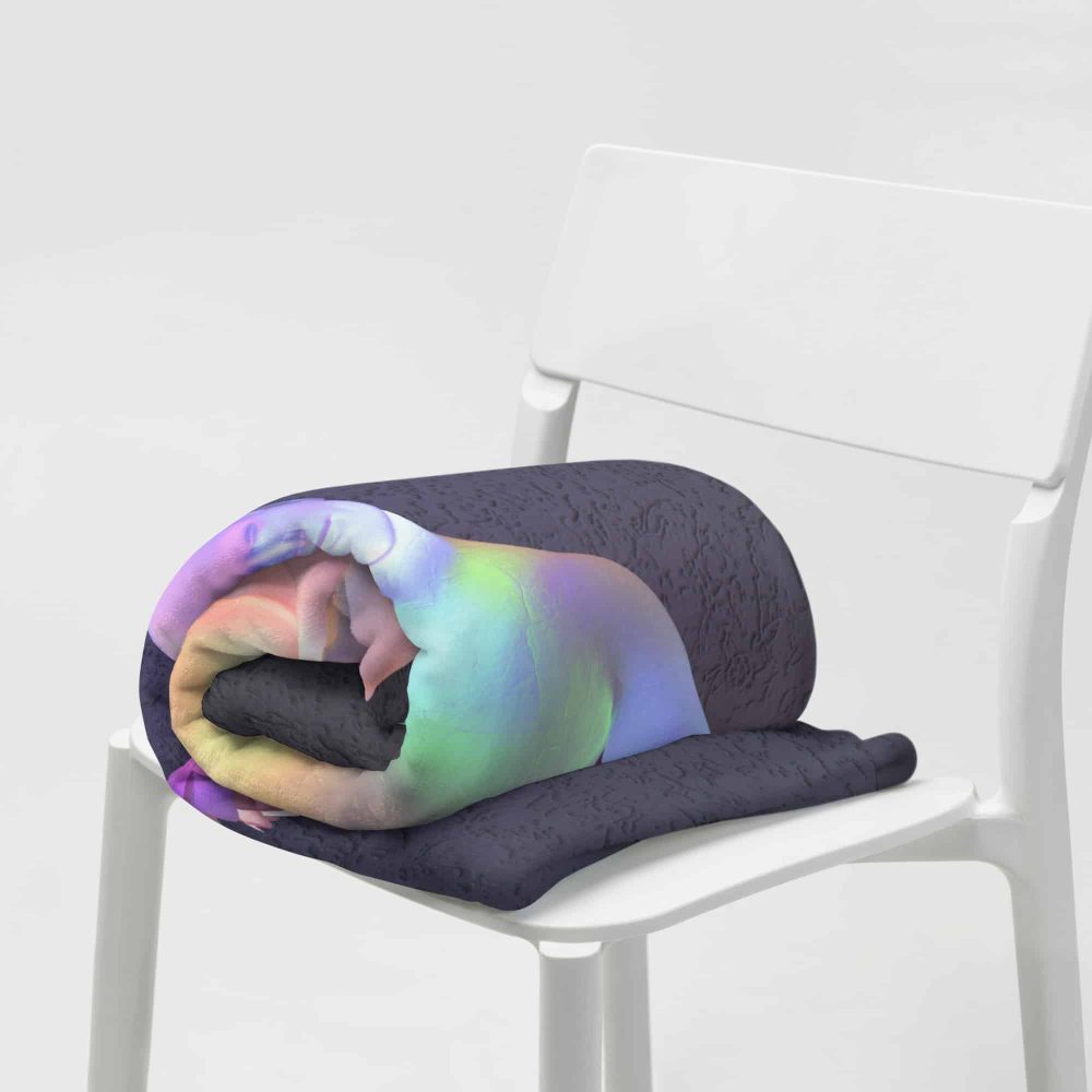 Chakras Fleece Throw Blanket - Image 7