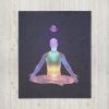 Chakras Fleece Throw Blanket - Image 2