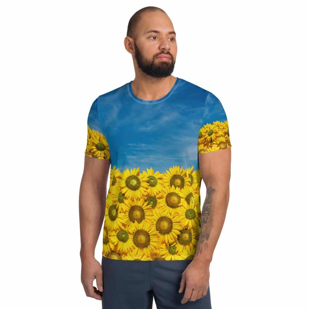 Sunflowers and Sky T-Shirt (Men's)