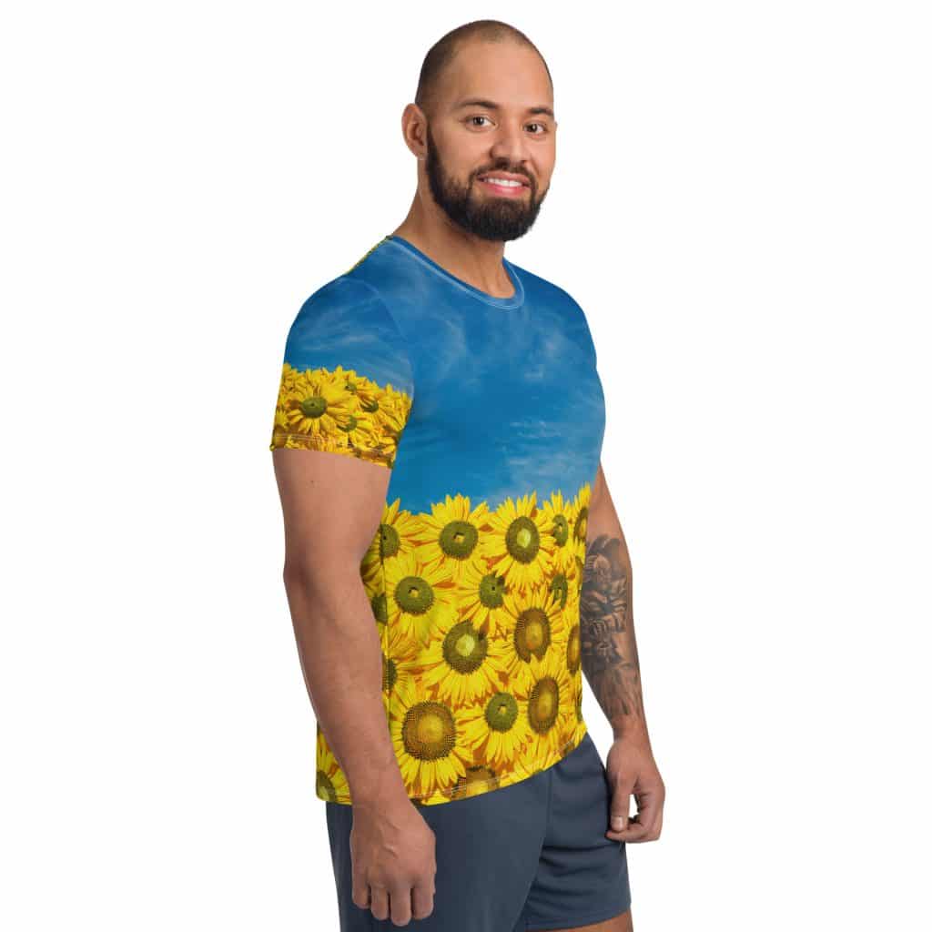 Sunflowers and Sky T-Shirt (Men's)