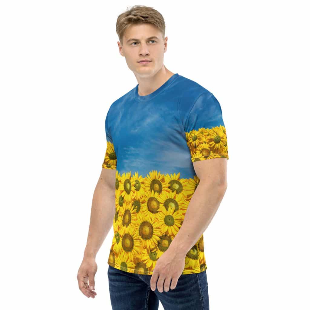 Sunflowers and Sky T-Shirt (Men's)