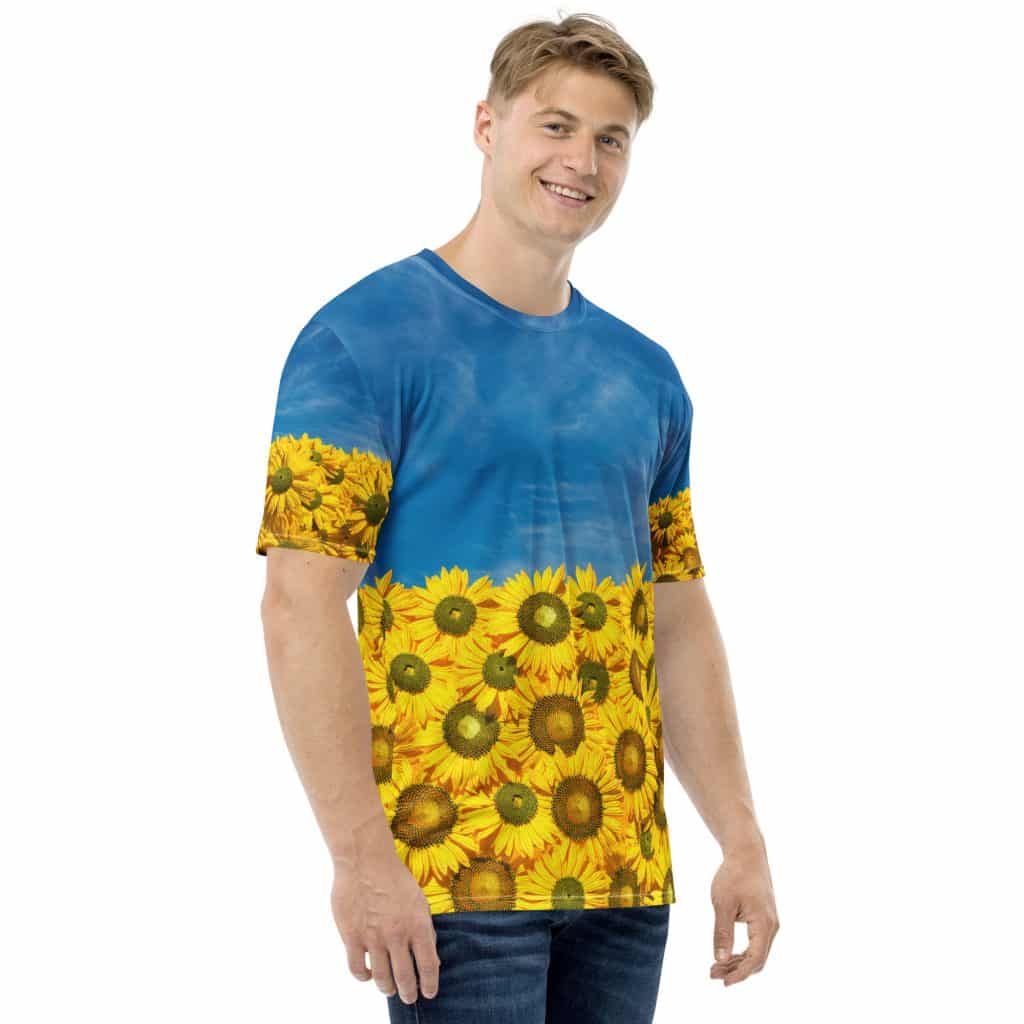 Sunflowers and Sky T-Shirt (Men's)