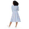 Trans Pride All-Over Print Long Sleeve Midi Dress - Image 3