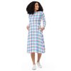 Trans Pride All-Over Print Long Sleeve Midi Dress - Image 2