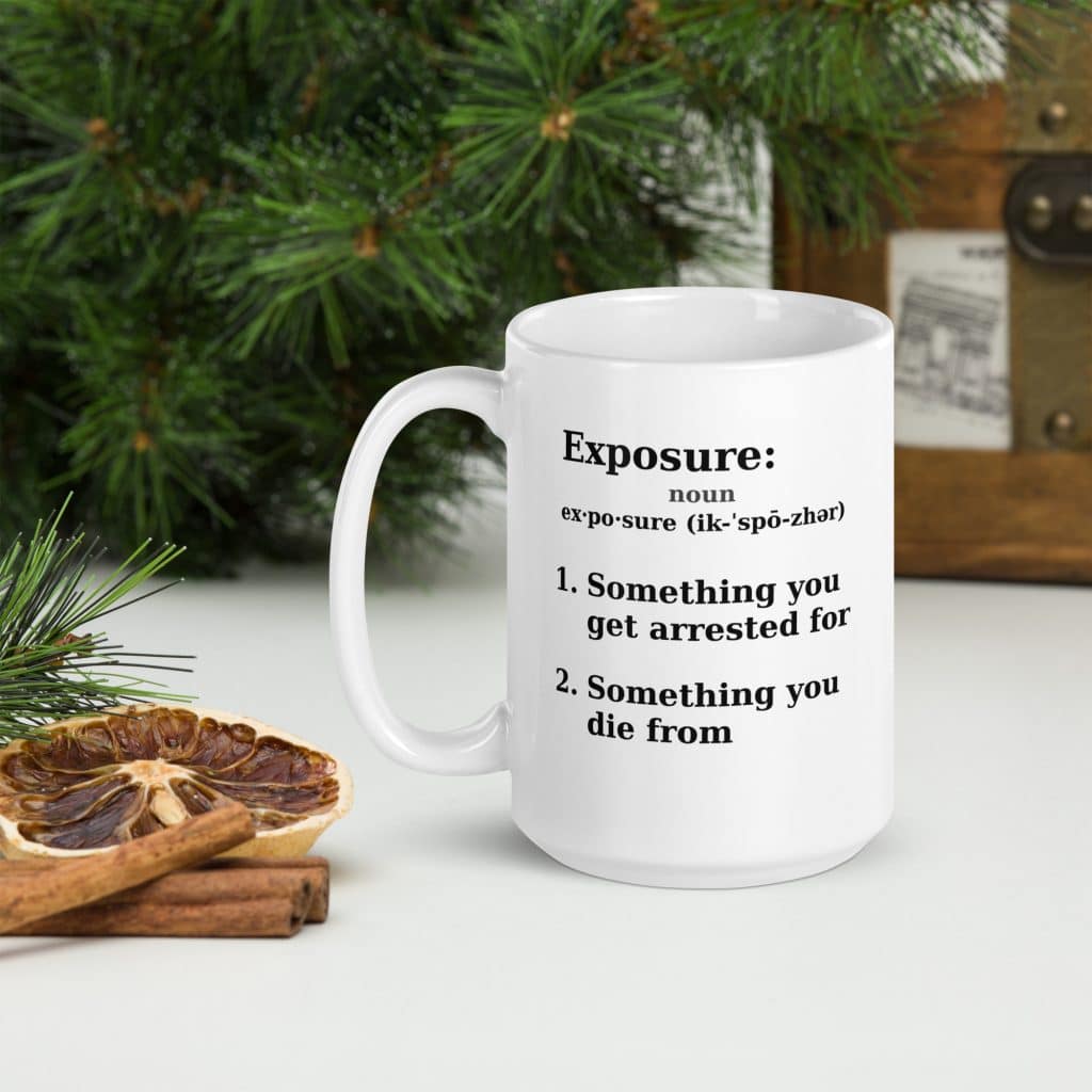 Exposure Definition Mug