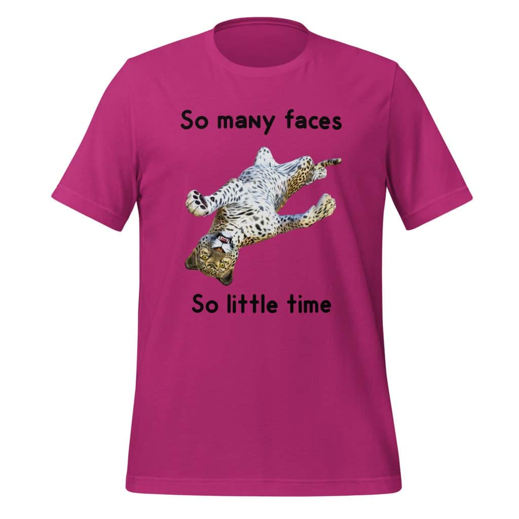 So Many Faces, So Little Time Leopard T-Shirt