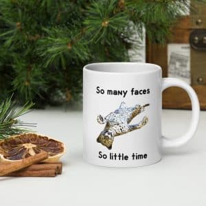 So Many Faces, So Little Time Leopard Mug